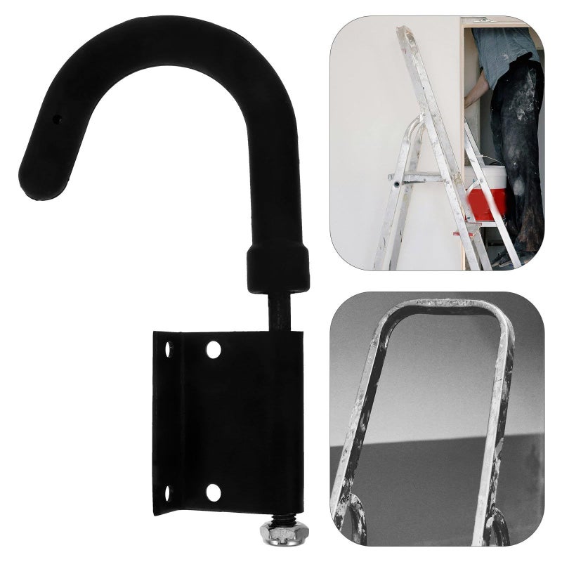 Heavy Duty Stainless Steel Roof Hook Extension Ladder Stabilizer 2pcs with Rubber Grip Anti Slip - Image 5