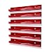 YMVV 6 Pack Nail Polish Organizer15 Inch Nail Polish rack for 6690 Bottles Dark Red - Image 2