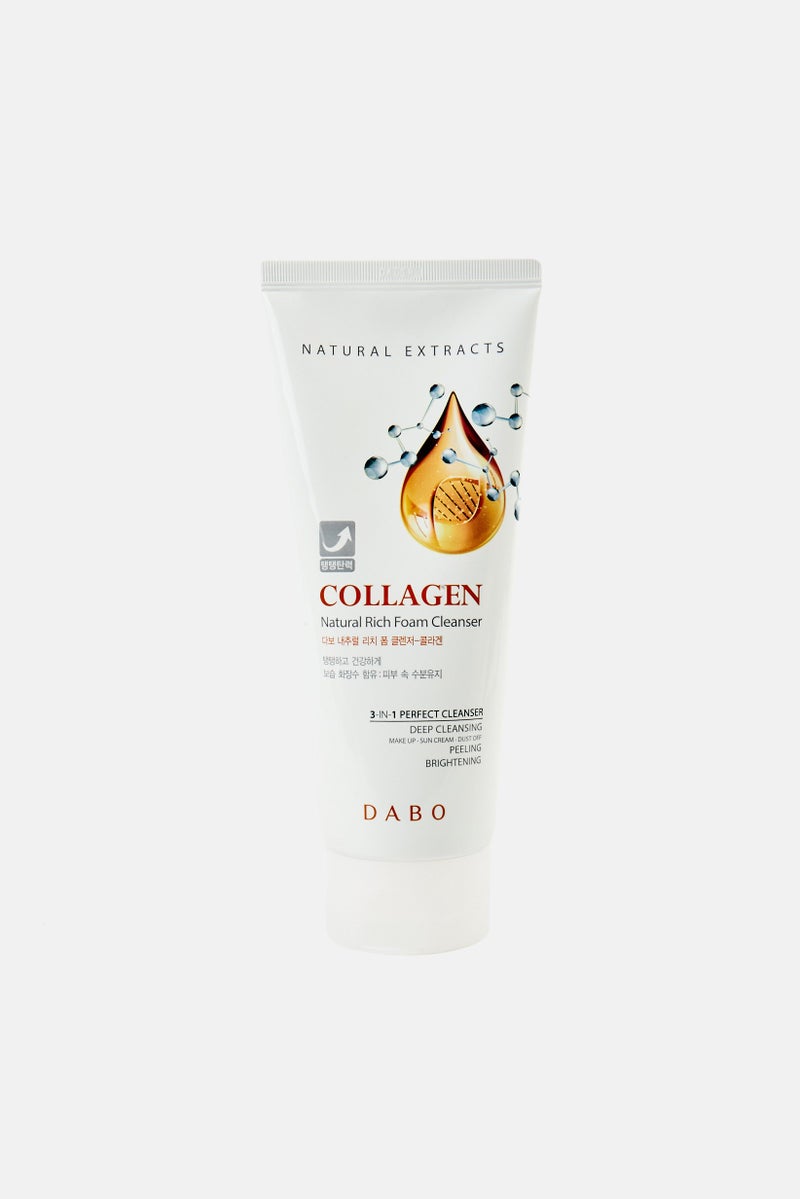 Dabo Collagen Natural Rich Foam Cleanser, 180 ml - Image 1