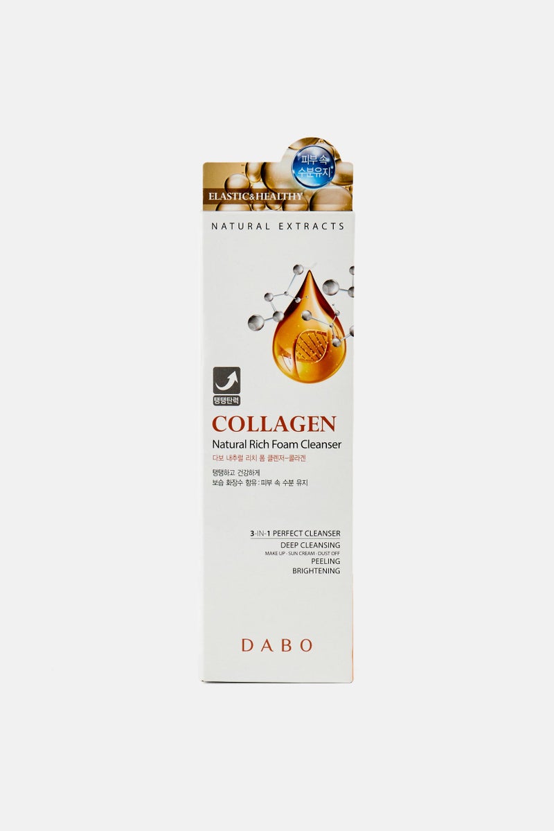 Dabo Collagen Natural Rich Foam Cleanser, 180 ml - Image 2