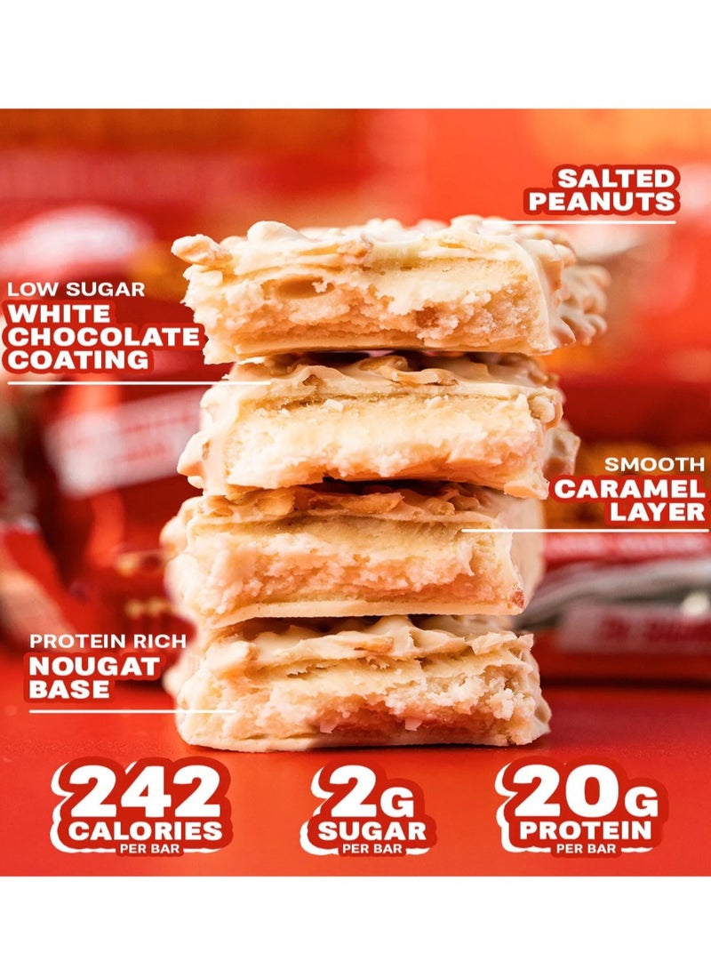 Grenade White Chocolate Salted Peanut High Protein Bar Pack of 12 - Image 2