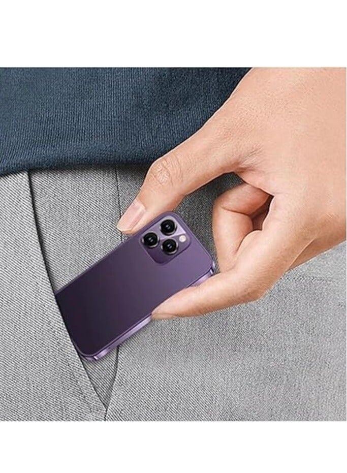 Soyes Mini Smartphone XS15 3.0 Inch Small Phone Quad Core 5.0MP Dual SIM 1000mAh Android PURPLE - Image 2