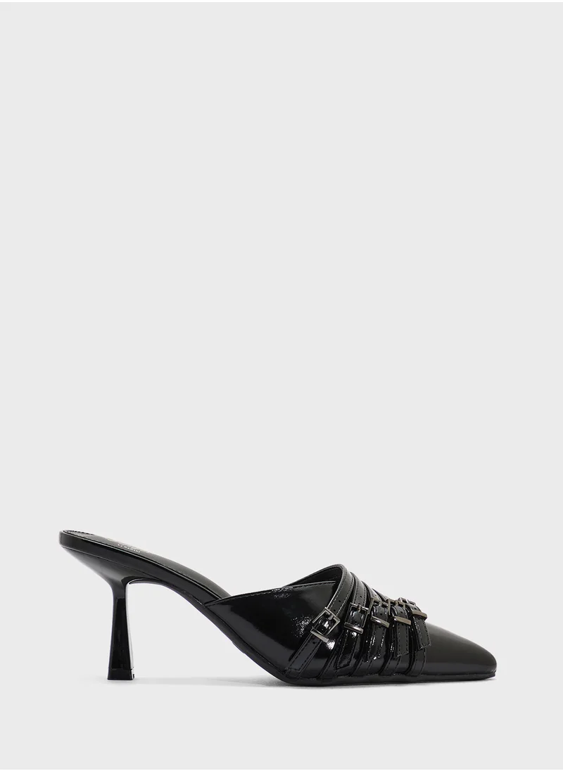 جينجر Slip On Heeled Mule