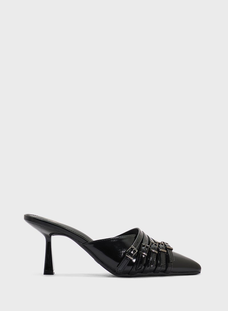 Ginger Slip On Heeled Mule  - Image 1