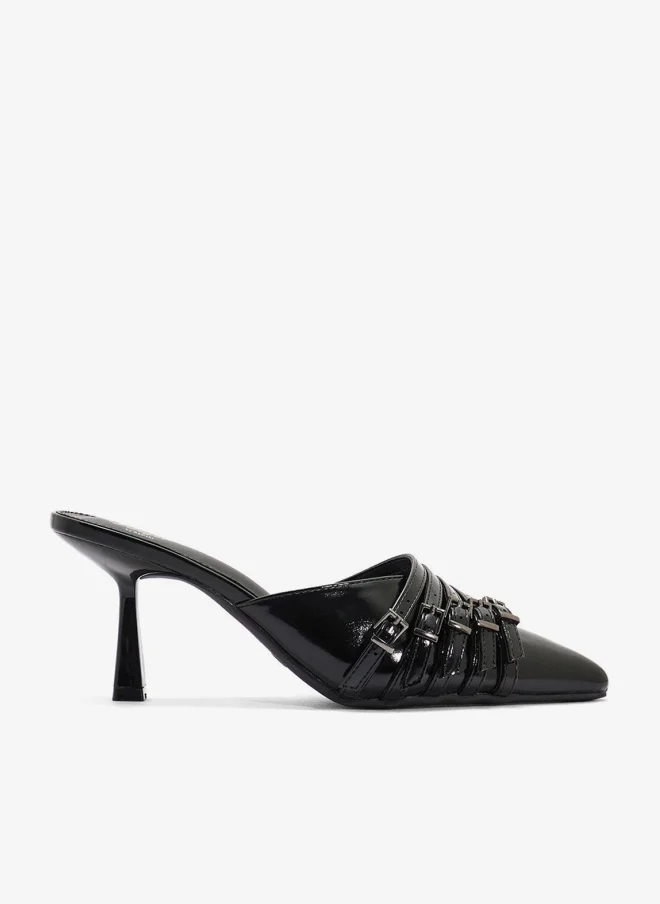 Ginger Slip On Heeled Mule