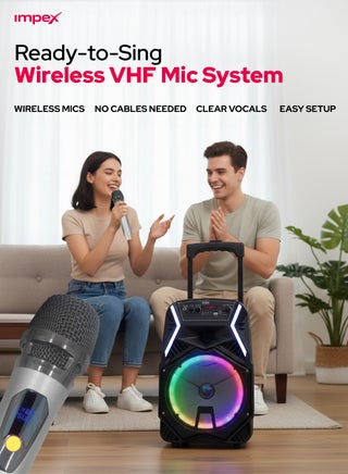 TS-25B مكبر صوت محمول للوسائط المتعددة مع ميكروفون وإضاءة LED أسود - view 3