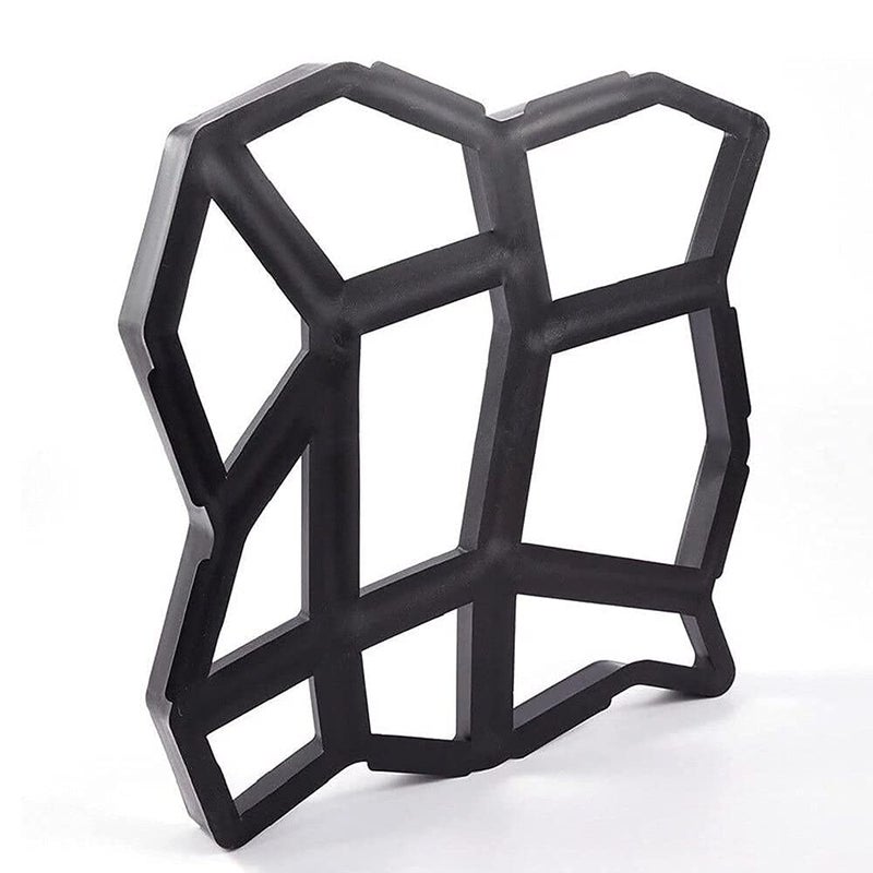 Lavnik Natural Shape Garden Stone Walk Maker Mould DIY Pavement Concrete Mold Driveway Paving Brick Patio Mold Plastic Paving Mould Path Maker Mold for Tile Reusable Mould Concrete 2 pcs - Image 2