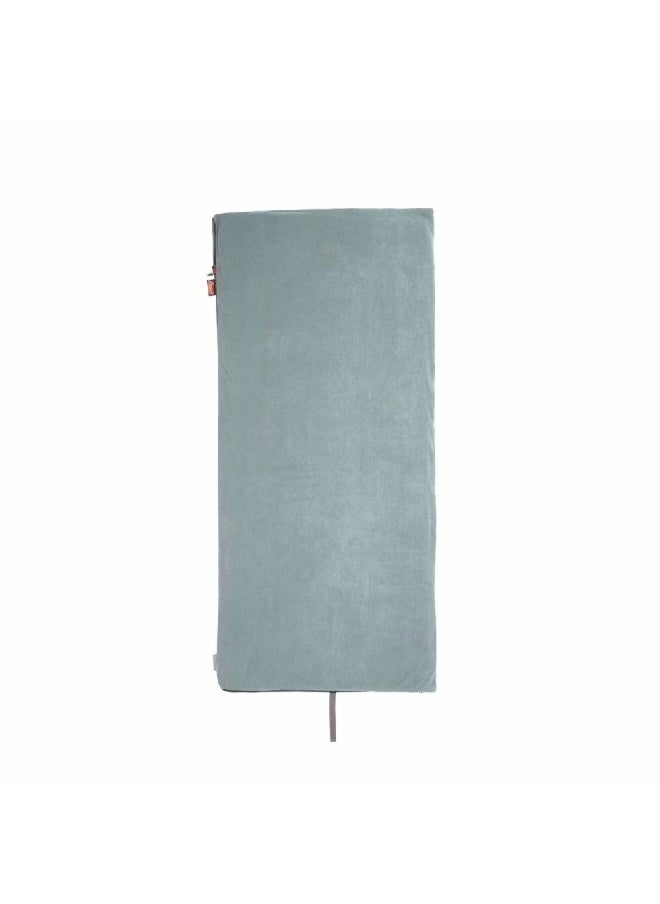 Coleman - Stratus 50°F Fleece Outdoor Sleeping Bag Grey 75 x 33inch 2000036336 - Image 1