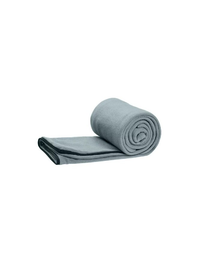 Coleman - Stratus 50°F Fleece Outdoor Sleeping Bag Grey 75 x 33inch 2000036336 - Image 1