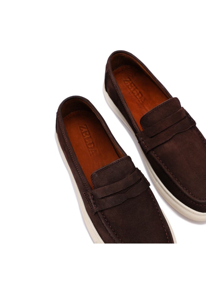 زيلدا أحذية زيلدا الرجالية من الجلد الطبيعي الأنيق غير الرسمي - Image 4