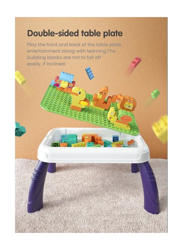 Educational Building Blocks with Table  - Image 2