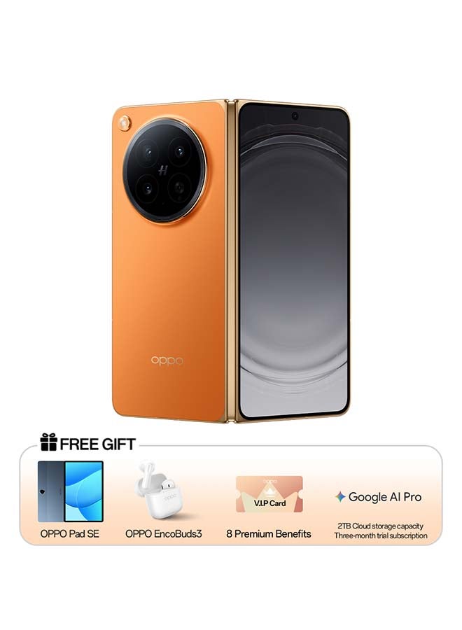 OPPO Find N6 5G Dual SIM Blossom Orange 16GB RAM 512GB With Gift OPPO Pad SE And OPPO Enco Buds 3 – Middle East Version - Image 1