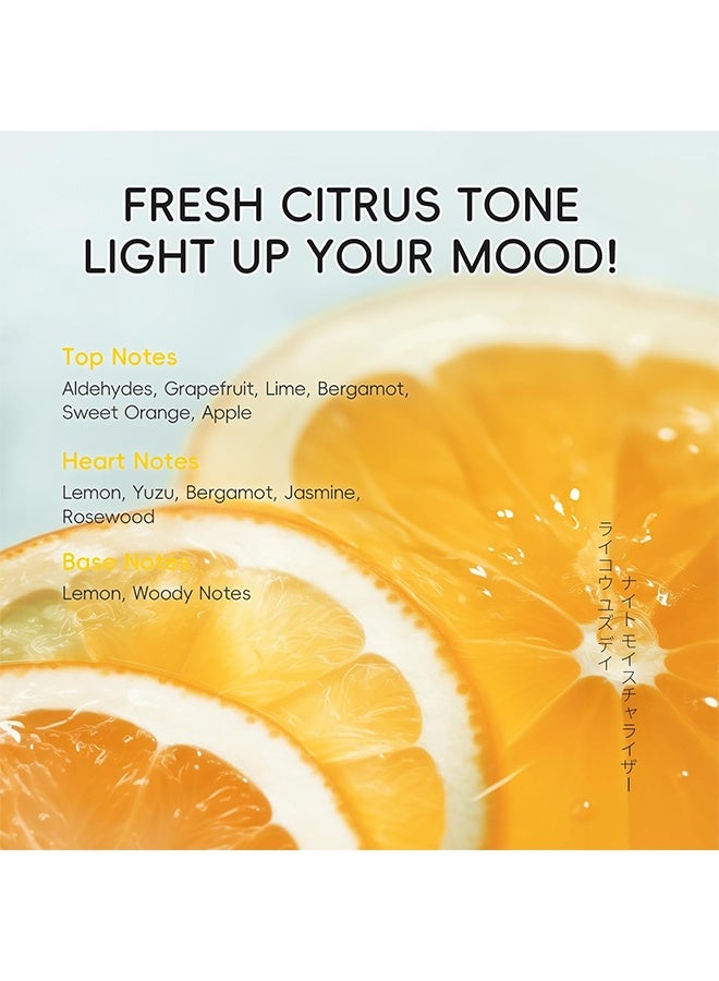 لايكو مرطب يوزو للنهار والليل ، ترطيب مكثف ، إشراق يعزز شيخوخة البشرة ، يرطب بعمق يعزز البشرة ، وتوحيد لون البشرة ، ومرطب للجسم والوجه بفيتامين سي للاستخدام ليلا ونهارا ، 25 غرام - Image 5