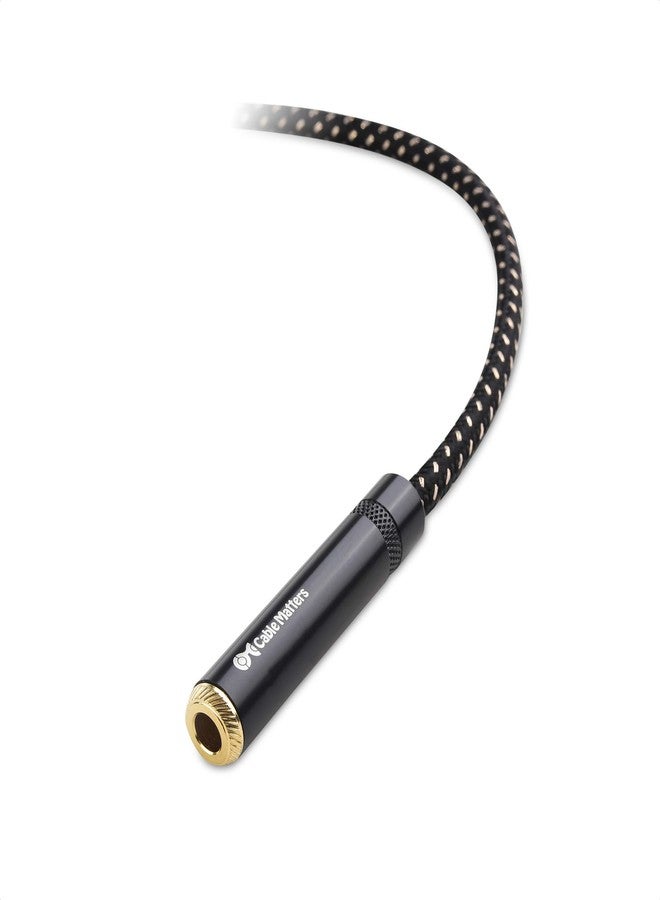 Cable Matters Braided 1/4 Inch Extension Cable 6 ft (1/4 TRS to 1/4 Inch Male to Female Cable) - Image 4