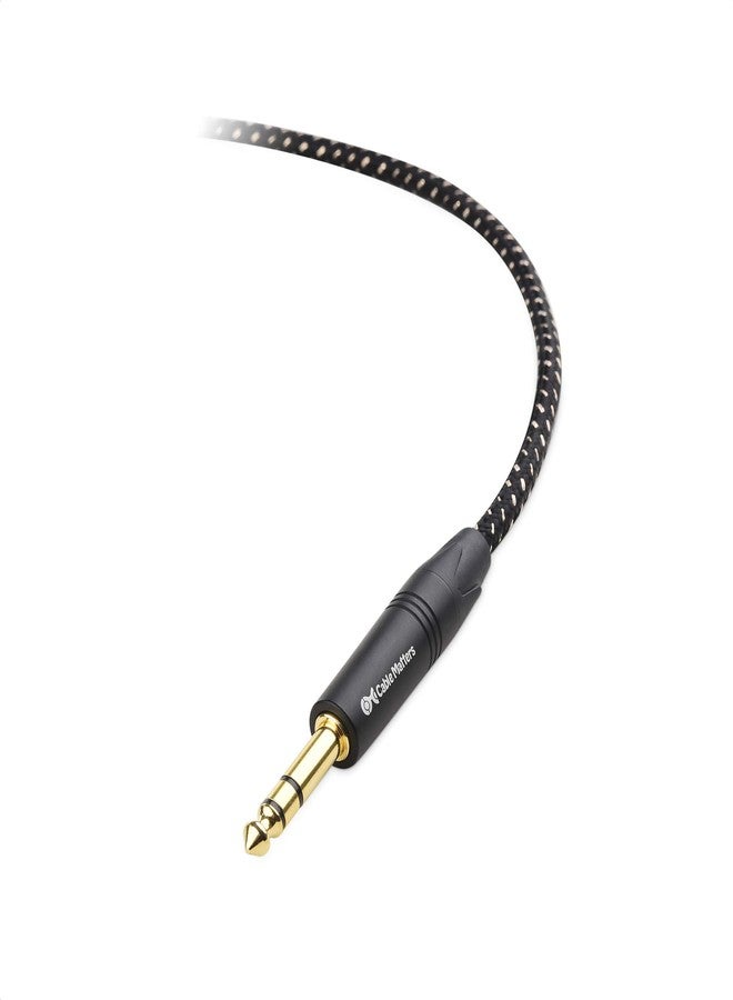 Cable Matters Braided 1/4 Inch Extension Cable 6 ft (1/4 TRS to 1/4 Inch Male to Female Cable) - Image 3