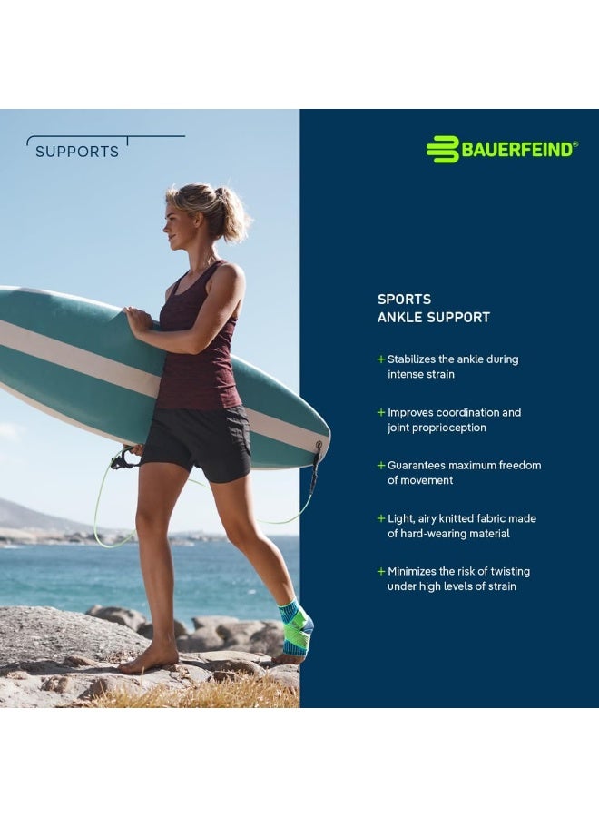 Bauerfeind Ankle Support Unisex 1 Ankle Bandage For Sports Such As Football, Fitness And Jogging, No Bending Thanks To Ankle Brace, Black, M - Image 4