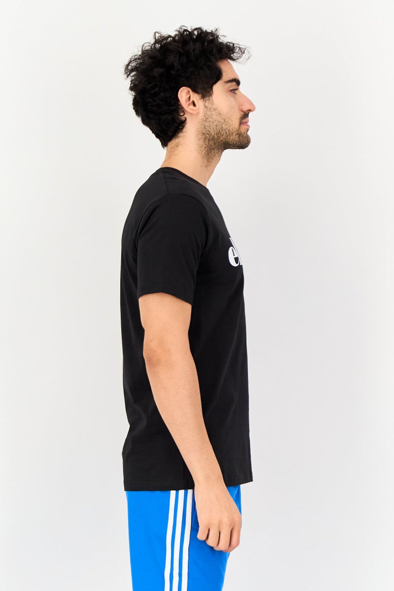 Ellesse Men Sportswear Fit Short Sleeve Outdoor T-Shirt, Black - Image 4