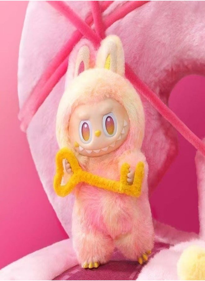 null - Gradient Vinyl Art Toy Keychain – Labubu-Inspired Figure Series 3, Blind Box, Trendy Collectible, Limited Edition - Image 1