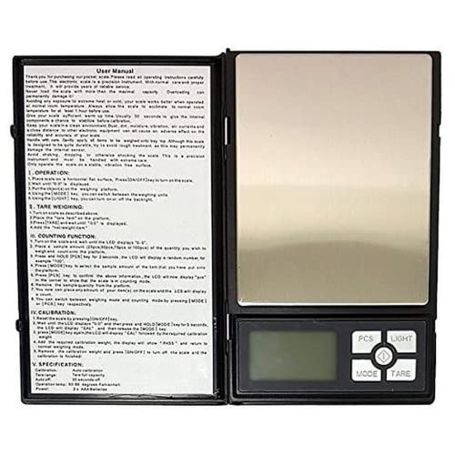IONIX Jewellery Scale, Weight Scale, Digital Weight Machine, weight machine for gold, Digital Weighing Scale 600 Gram Capacity Notebook Model Balance for Jewellery, Home & Kitchen Educational - Image 5