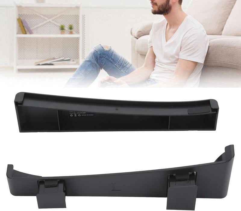 حامل أفقي لوحدة ألعاب Slim مع تبريد حراري، ملحقات حامل قاعدة مستقرة لإصدارات Slim Disc الرقمية، أسود - Image 3