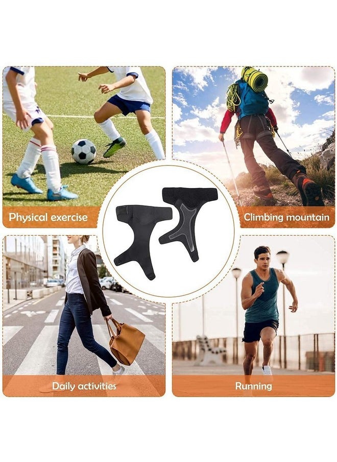 SOZZUMI - Ankle Support For Men& Women Pain Relief Straps For Sports Ankle Fracture Support Brace For Foot Pain Running Breathable Ligament Injury Compression Brace Wrap For Ankle Protection Guard(Left) - Image 1