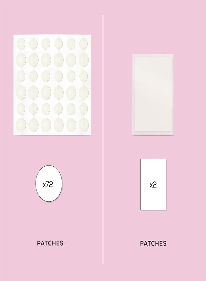 HANHOO Blemish and Custom Patch Duo, 74 Total Hydrocolloid Patches, Minimizes Surface Pimples, Covers Blemish Clusters, Invisible Acne Care, Cruelty-Free - Image 2
