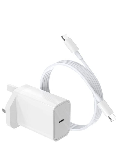 USB C Super Fast Charger for Samsung, 25W PD Wall Charger and 3ft USB C to C Fast Charging Compatible Samsung Galaxy S21/S21+/S21 Ultra/S20/Z Flip/Note20/20 Ultra/Note10/10+/S9/S8/S10e…