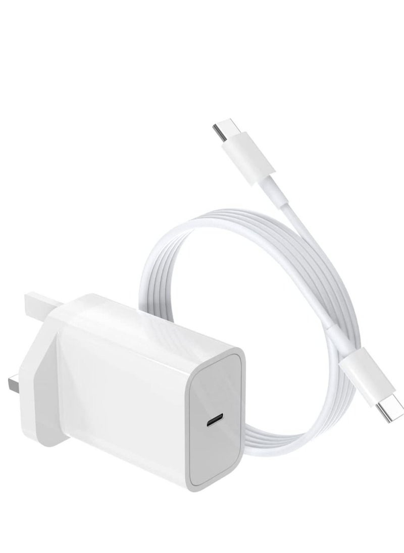 USB C Super Fast Charger for Samsung, 25W PD Wall Charger and 3ft USB C to C Fast Charging Compatible Samsung Galaxy S21/S21+/S21 Ultra/S20/Z Flip/Note20/20 Ultra/Note10/10+/S9/S8/S10e…