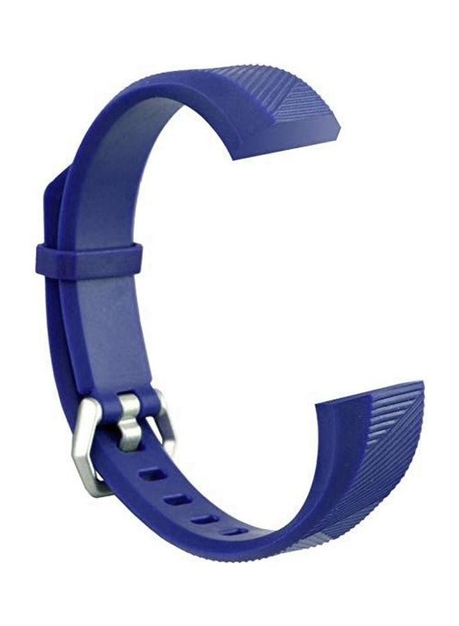 NIBEMINENT Children Silicone Twilled Wrist Strap for FITBIT ACE Blue - Image 1