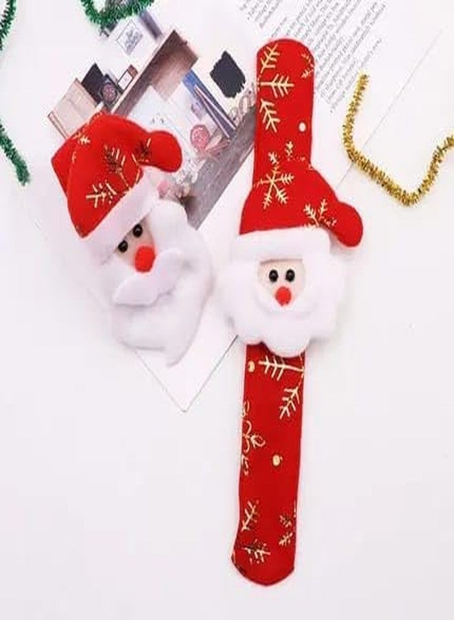 AMANVANI Girls/Boys Bracelet, Hand Band for Kids, Bracelet Band for Kids, Christmas Party Wrist Band, Slap Bracelet for Girls, Gift Bracelet for Kids, Santa Claus Slap Band, Return Gifts (1 pcs) - Image 2