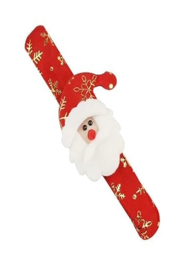 AMANVANI Girls/Boys Bracelet, Hand Band for Kids, Bracelet Band for Kids, Christmas Party Wrist Band, Slap Bracelet for Girls, Gift Bracelet for Kids, Santa Claus Slap Band, Return Gifts (1 pcs) - Image 1