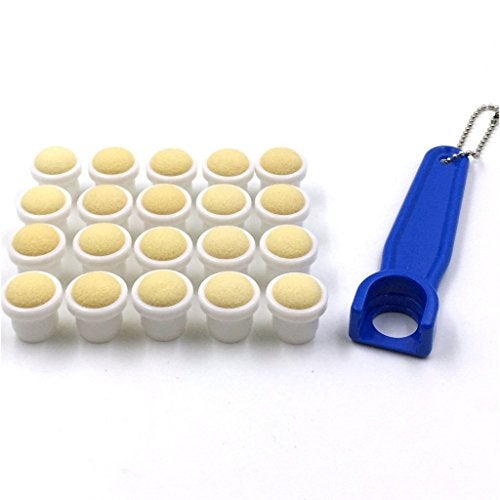 Tapp Collections Bingo Dauber Plain Tips 20pk and EZ Lift Dauber Tip Removal Tool Blue - Image 1