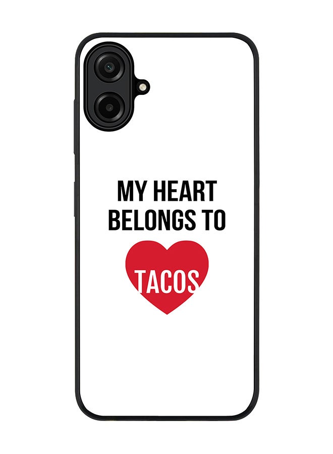Stylizedd For Samsung Galaxy A07 4G Case,Slim fit Camera Protection, Shockproof Thin Phone cover  - My heart belongs to tacos