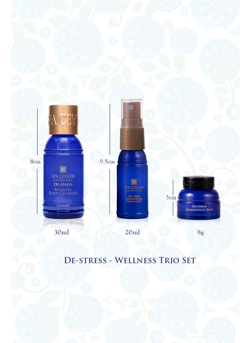 SPA CEYLON De-Stress Wellness Trio Set | Holistic Spa Essentials For Calming Skin Care | Natural Ingredients| Gift set - Image 4