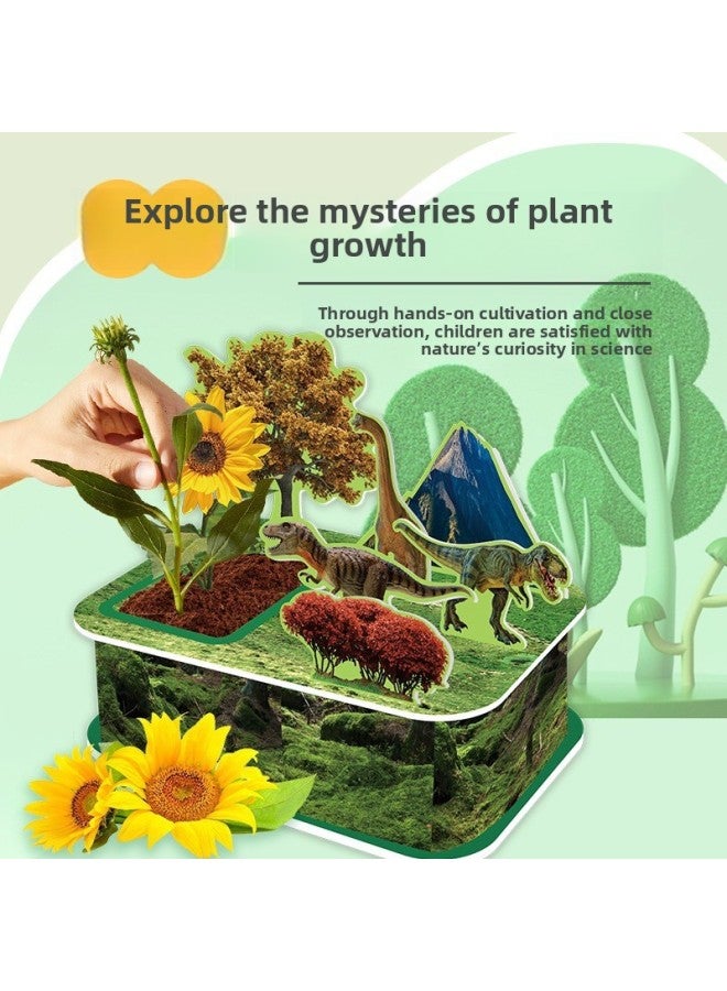 Beauenty Children's Diy Three-dimensional Plantation Jigsaw Creative Farm Vegetables Children's Small Flower Farmers Toys Kindergarten Early Education-Specifications:432-happy Small Farm (large)  - Image 3
