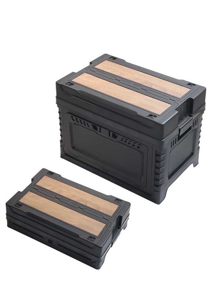 Generic Outdoor Large Capacity Folding Storage Box 35L for Camping and Kitchen, Camping Storage Box, Storage Box for Home  - Image 1
