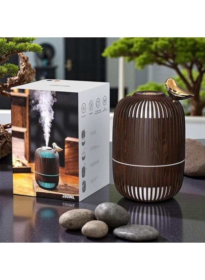 A stylish smart air humidifier with LED lighting – Dream Bird Humidifier - Image 2