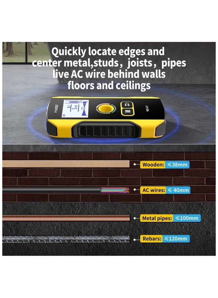 FNIRSI FNIRSI WD-01 Multifunctional Load-Bearing Wall Wire Metal Detector Dark Line Scanner  - Image 3