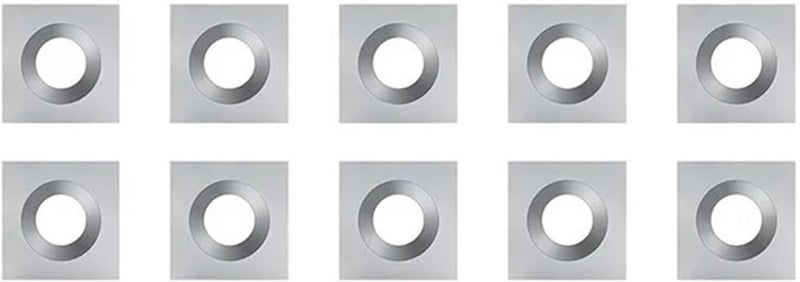 10 قطعة من إدراجات كربيد قواطع التوجيه لتسوية لوح التلف 12x12x2 2 مم مقبض قاطع تسوية الخشب - Image 1