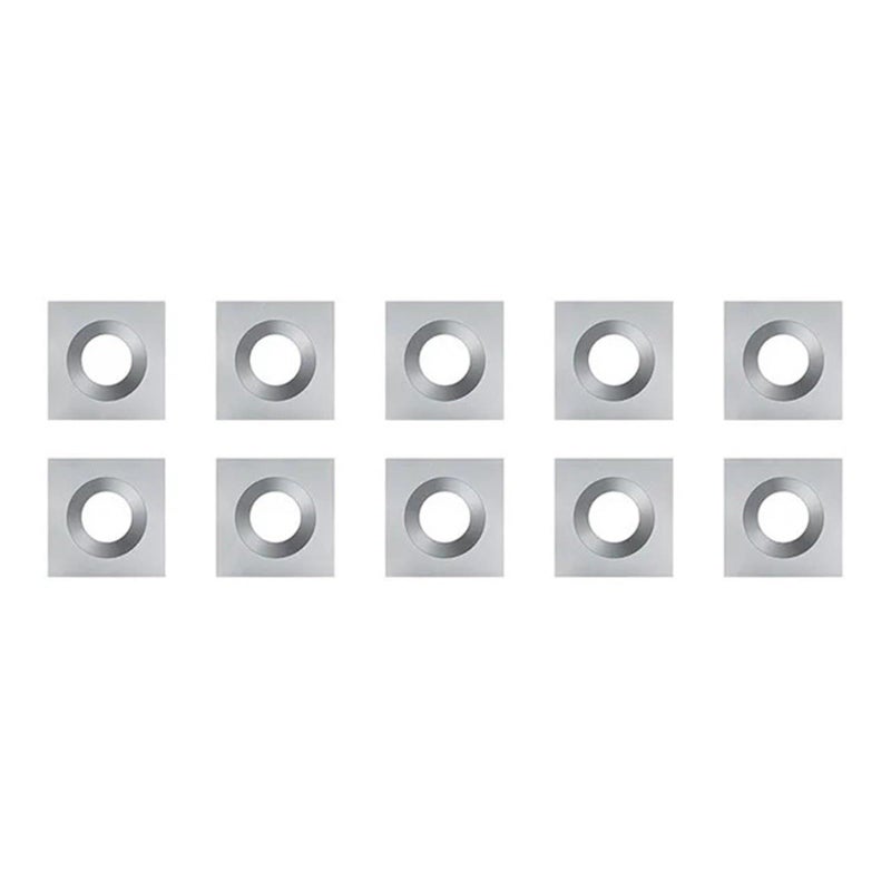 10 قطعة من إدراجات كربيد قواطع التوجيه لتسوية لوح التلف 12x12x2 2 مم مقبض قاطع تسوية الخشب - Image 2