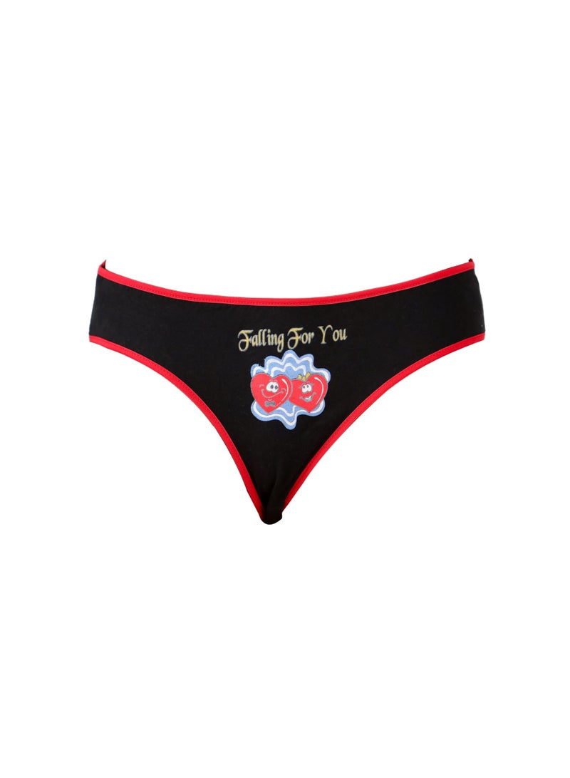 Dadoush Women's underwear, 3-pack, black, purple, and pistachio colors, free size (M-L) - Image 1