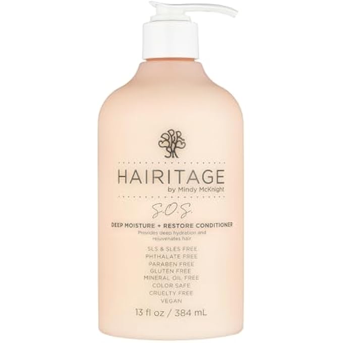 Hairitage S.O.S. DEEP MOISTURE CONDITIONER VEGAN & CRUELTY FREE; BUY FROM BALANCED BEAUTY WE HAVE ECO-FRIENDLY PACKAGING!! - Image 2