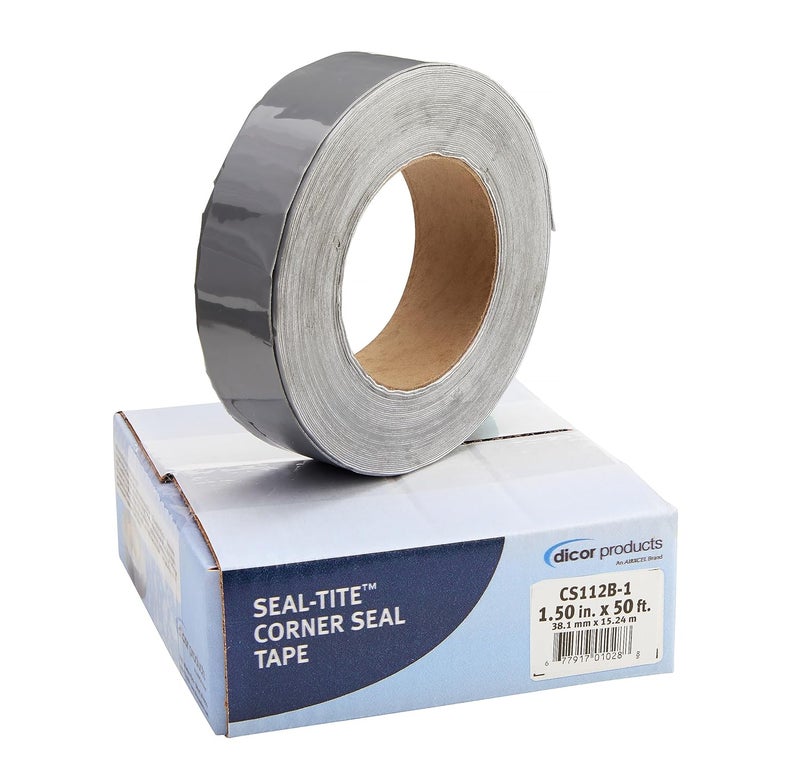 Dicor CS112B-1 Seal-Tite Corner Seal Tape - 1.5" x 50' RV, Trailer, Motorhome Repair Tape - Image 3