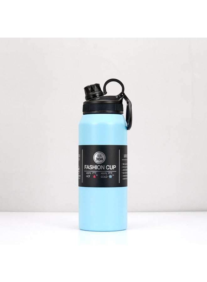 New 304 Stainless Steel Liner Thermos Cup Large Capacity Double Vacuum Sports Kettle Outdoor Portable Cup