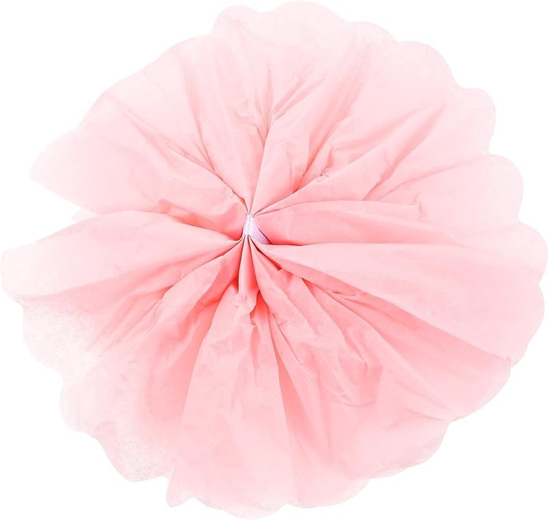 فاليكلود 50 قطعة من بوم بومس ورق المناديل كرات زهرية زخرفية لتزيين حفلات الزفاف - Image 4