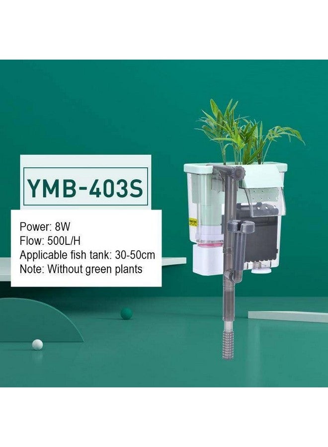فلتر VAYINATO® 3 في 1 متعدد الطبقات صامت للزراعة المائية مع مزيل سطح للأحواض المائية المزروعة - 8 وات، 500 لتر/ساعة، مناسب لأحواض السمك التي يبلغ طولها من 30 إلى 80 سم (YHS-672، لا يشمل النباتات) من Petzlifeworld - Image 2