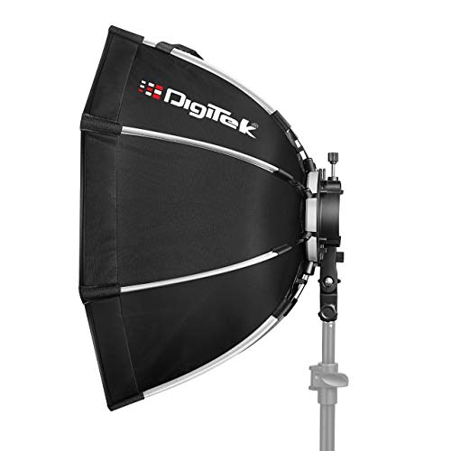 Digitek (DSBH-055) Lightweight & Portable Soft Box Comes with S2 Type Bracket & 2 Diffuser Sheets | Carrying Case | Compatible with All Flash Speedlights - Image 1