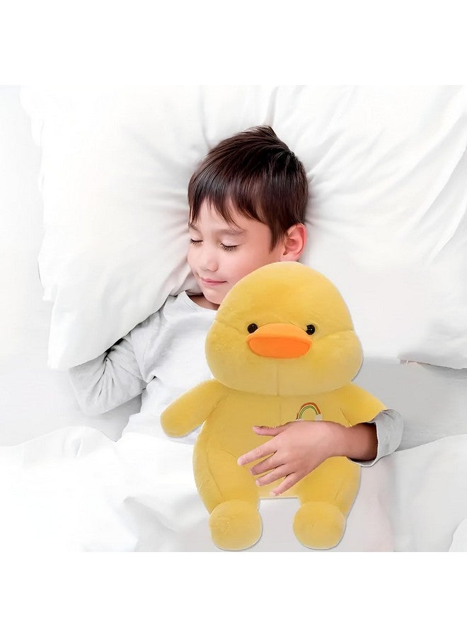 تيكلز لعبة حيوان محشوة ناعمة على شكل بطة من Tickles للأطفال الأولاد والبنات كهدية عيد ميلاد (الحجم: 30 سم، اللون: أصفر) - Image 2