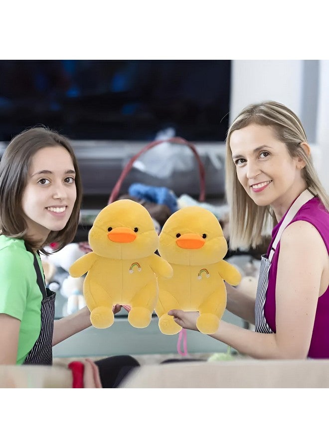 تيكلز لعبة حيوان محشوة ناعمة على شكل بطة من Tickles للأطفال الأولاد والبنات كهدية عيد ميلاد (الحجم: 30 سم، اللون: أصفر) - Image 4