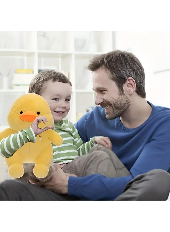 تيكلز لعبة حيوان محشوة ناعمة على شكل بطة من Tickles للأطفال الأولاد والبنات كهدية عيد ميلاد (الحجم: 30 سم، اللون: أصفر) - Image 3